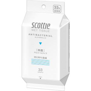 日本製紙Crecia Scottie 含酒精濕紙巾 30枚