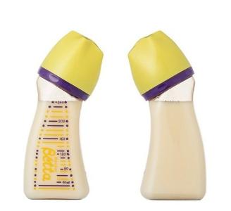 Brain智能系列 闊口PPSU奶瓶 WS2 - 240ml 黃色