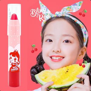  韓國Pinky 兒童潤色護唇膏-莓果紅