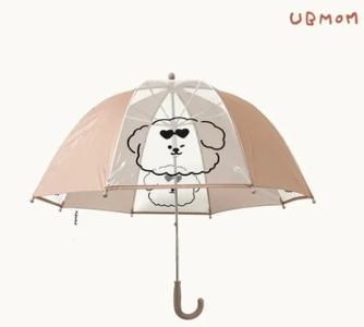 UBMOM 透明雨傘 - 朱古力MongMong狗