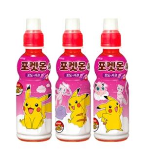 LOTTE Pokemon果汁235ml -蘋果+提子味