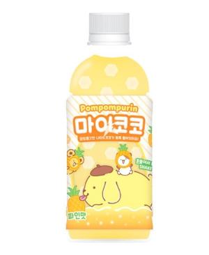 韓國Sanrio 布丁狗菠蘿味椰果飲品340ml(3歲以上)