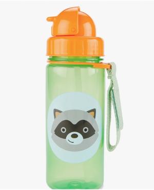 Zoo PP吸管瓶 - 浣熊 (390ML)