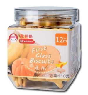 無添加頭等艙幼兒餅乾-香蕉南瓜110g 12m+