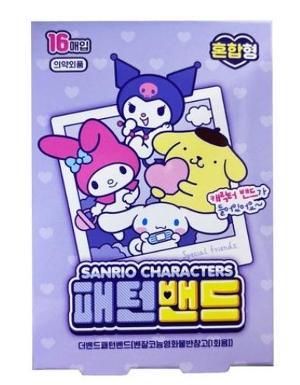 Sanrio 混合膠布 16片
