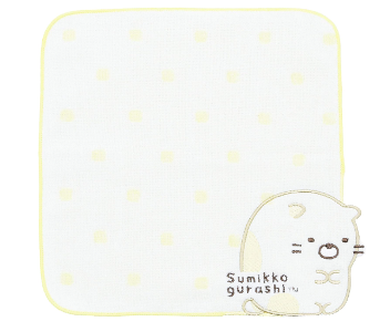 San-x 角落生物邊緣小毛巾(26*26cm) - 貓