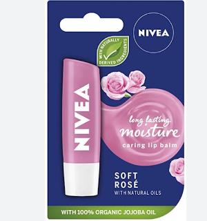  NIVEA 玫瑰潤唇膏