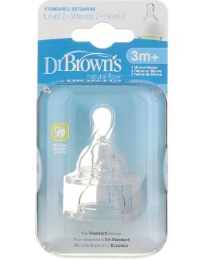 Dr. Brown's 標準奶嘴 (2個裝)