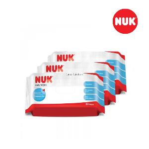  德國 NUK 嬰兒濕巾80×3