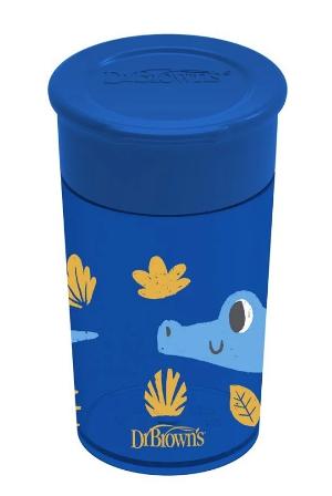 360度連蓋防漏學習杯300ml 9m+